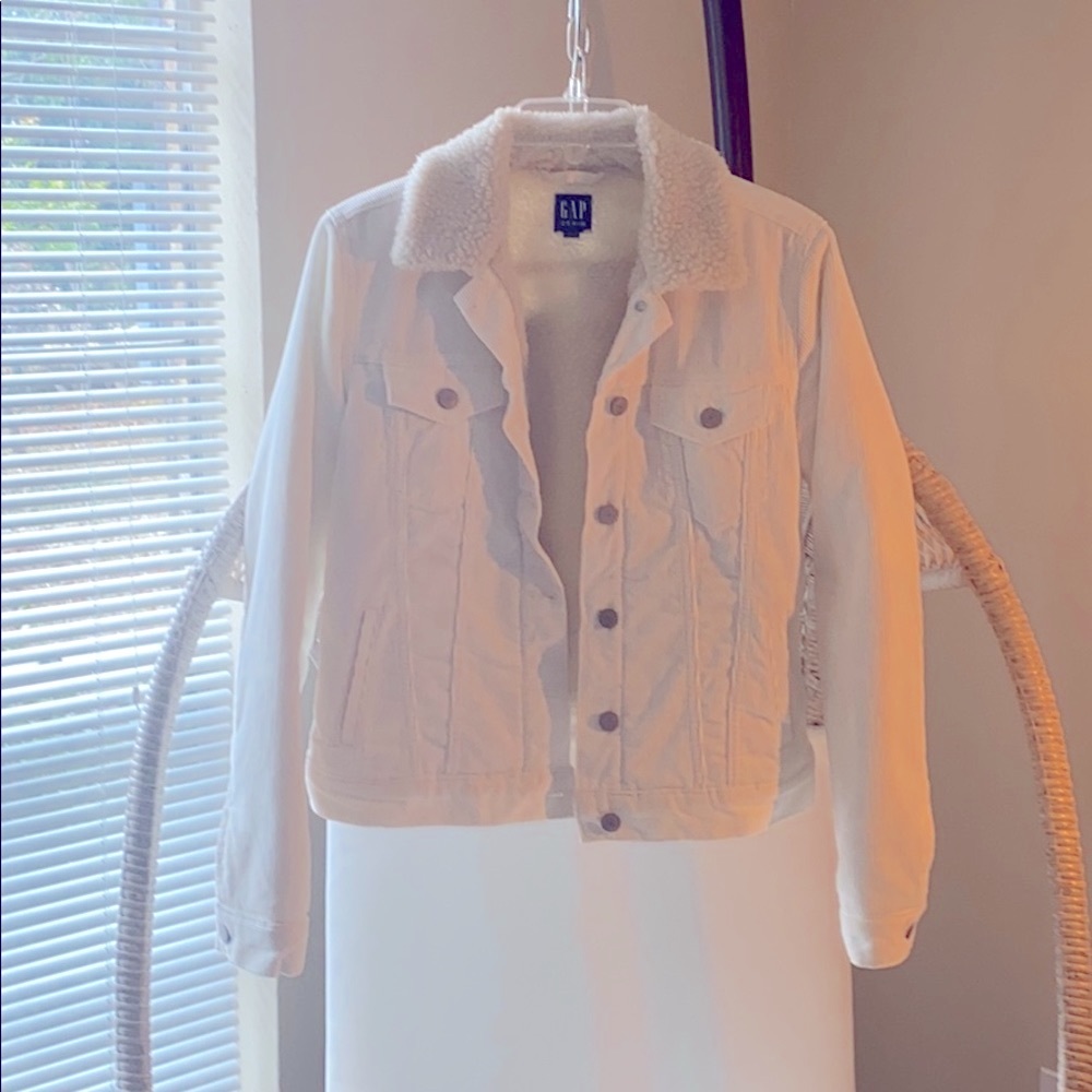 Sherpa and corduroy jacket